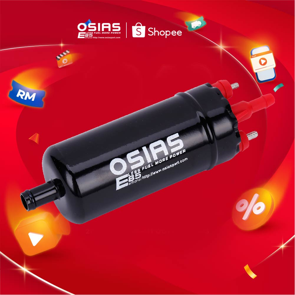 Osias External Inline Fuel Pump Lph Universal High Pressure Electric