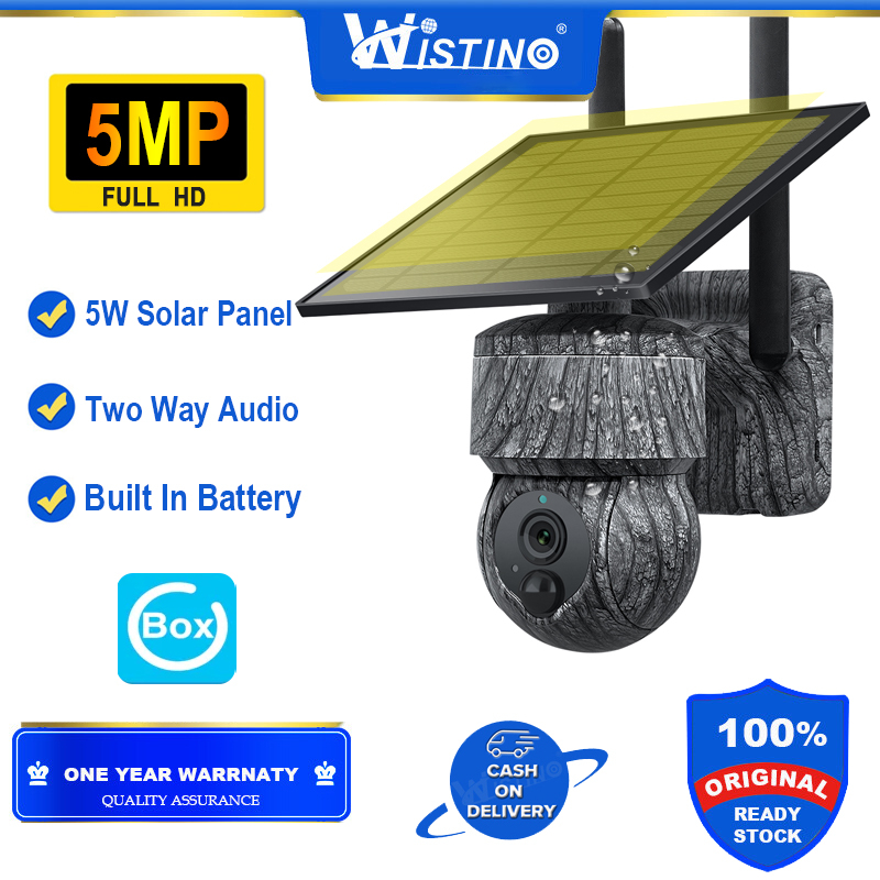 Wistino Mp Waterproof G Sim Solar Cctv Ptz Camera Outdoor Hd