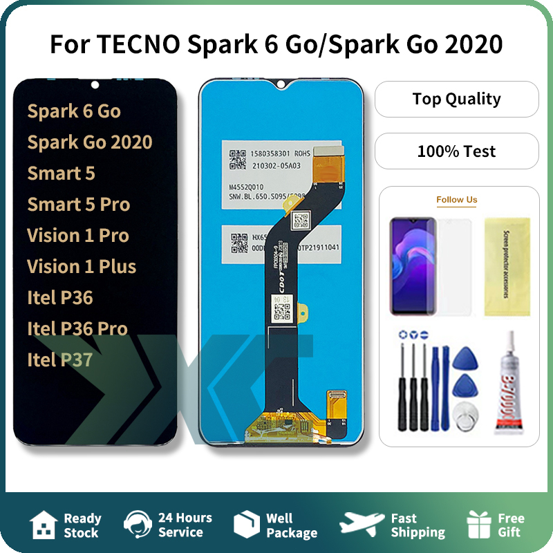 For Tecno Spark 6 Go Spark Go 2020 Smart 5 Smart 5 Pro Vision 1