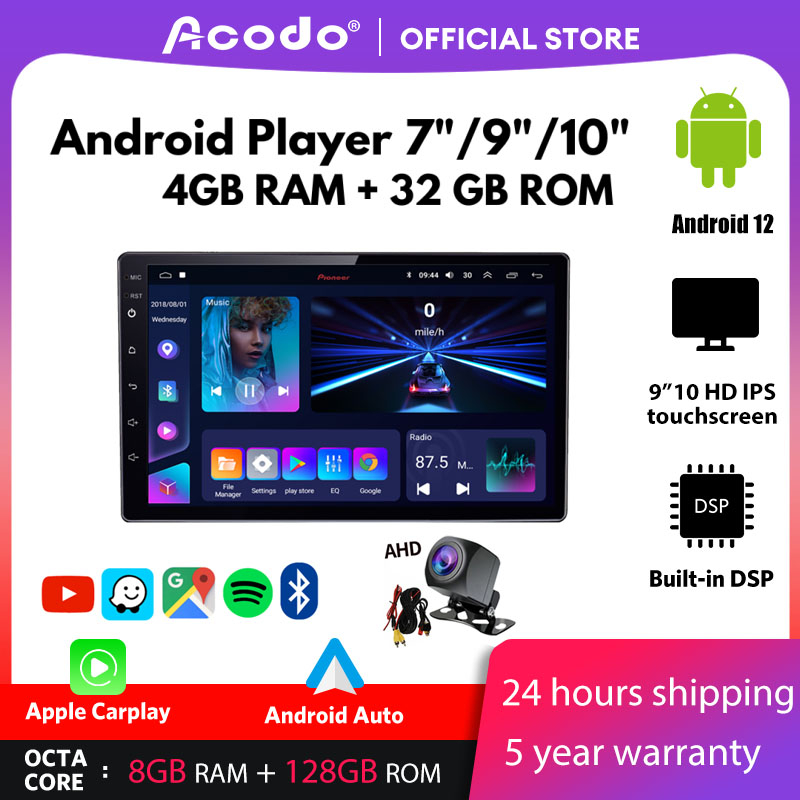 Acodo Car Android Player Inch Gb Ram Gb Player Android Quad