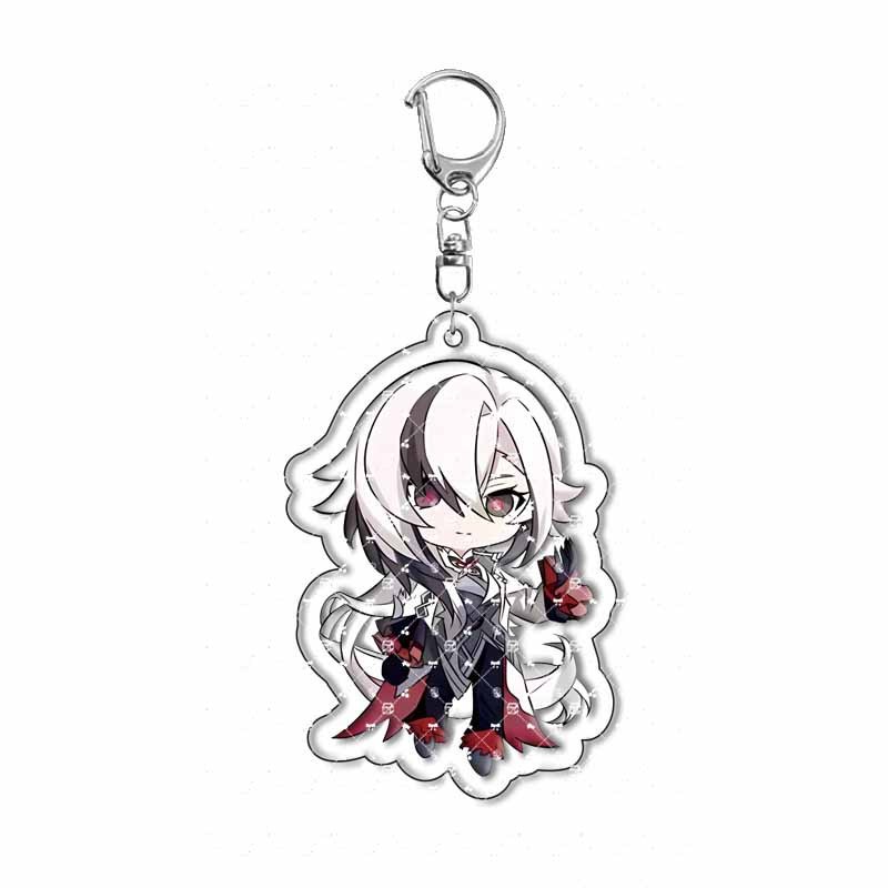 Genshin Impact Keychain Mavuika Furina Arlecchino Interlayer Acrylic