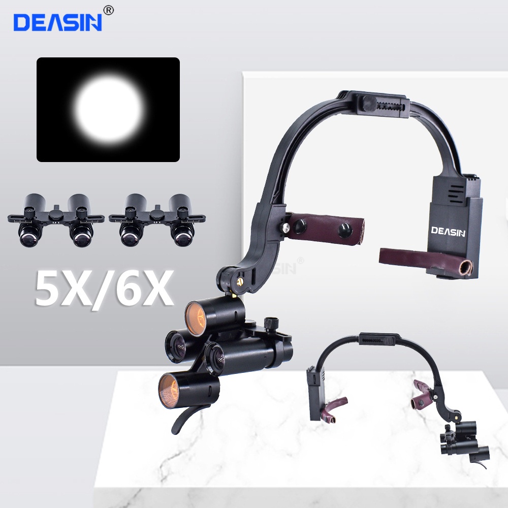 Deasin X X Dental Led Headlight Binocular Kepler Loupes Headband