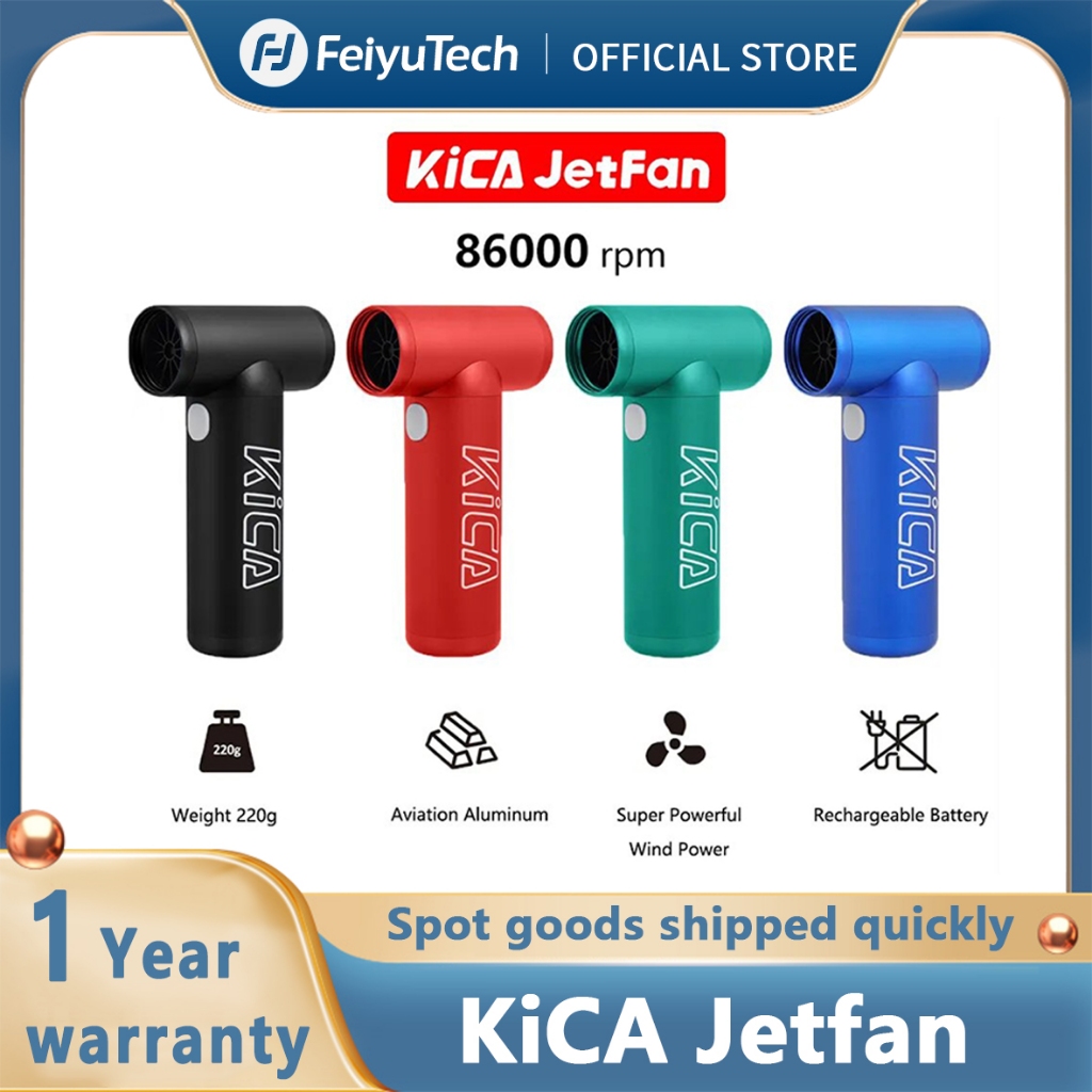 Kica Jetfan Portable Air Blower Mini Turbo Fan Rechargeable Keyboard