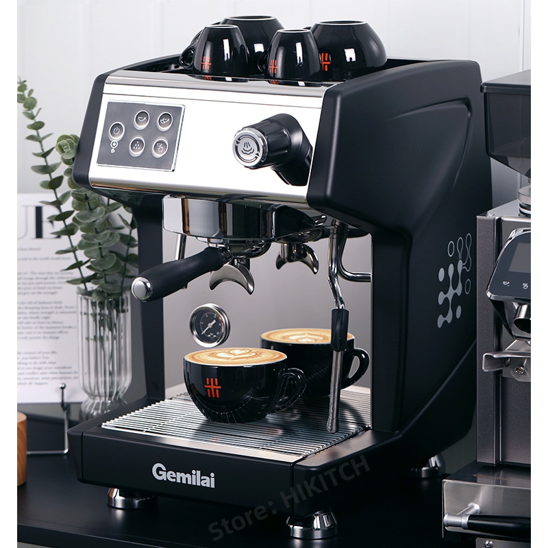 Upgraded Gemilai CRM3200H Semi Automatic Commercial Coffee Maker 1L