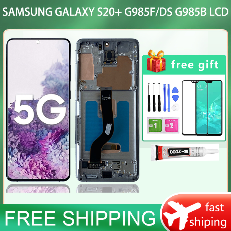 OLED For Samsung Galaxy S20 G985F DS G985B LCD AMOLED Display For