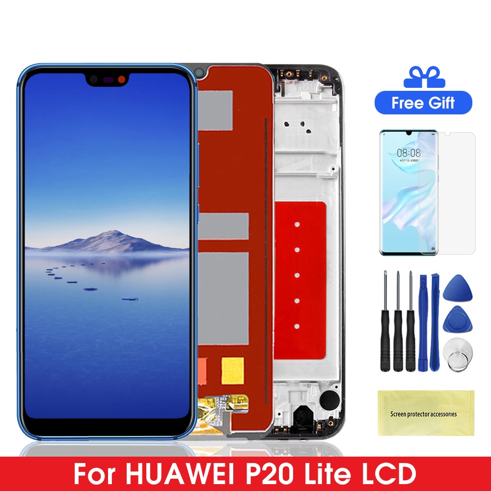 Original For HUAWEI P20 Lite LCD Display Touch Screen Digitizer