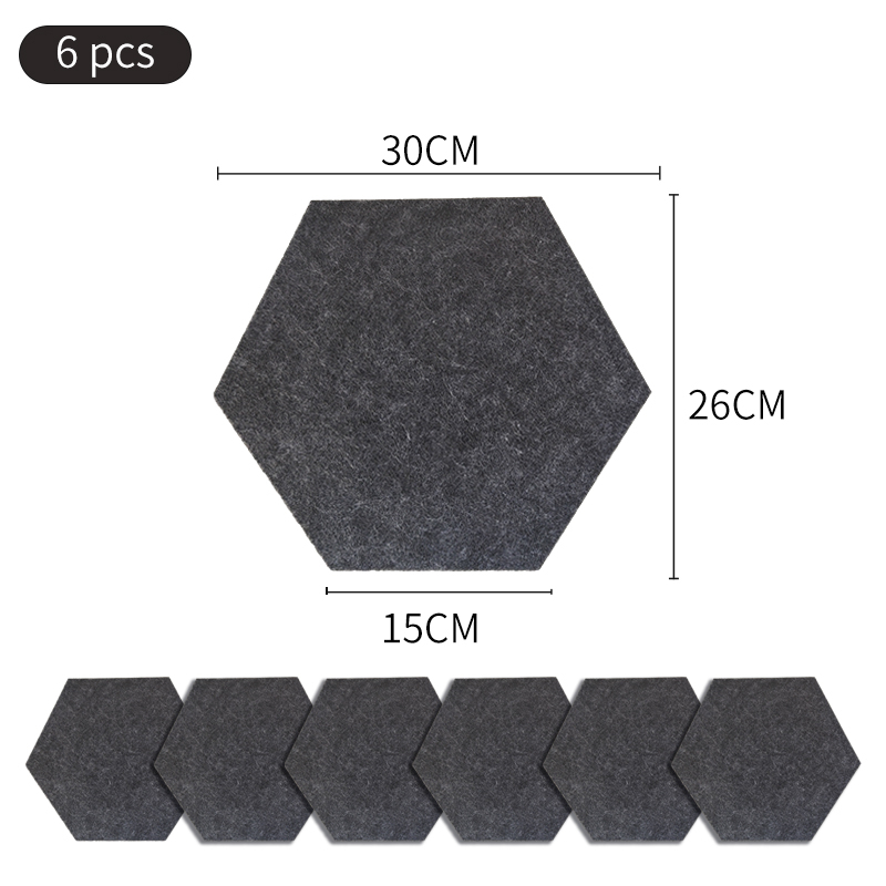 Sound Proof Board Self Adhesive Acoustic Hexagonal Studio Absorption