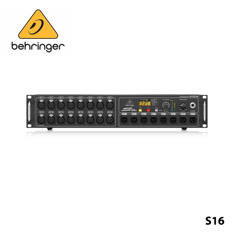 Behringer S16 Digital Stagebox With 16 Remote Controllable Midas