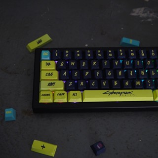 PBT Keycap 130 Keys DYE SUB Cherry Profile Punk Personalized Cyberpunk