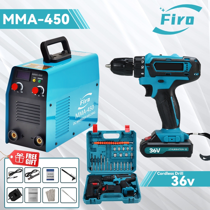 2 In 1 Mma 500 Portable Igbt Inverter Welding Machine 10mm Lithium