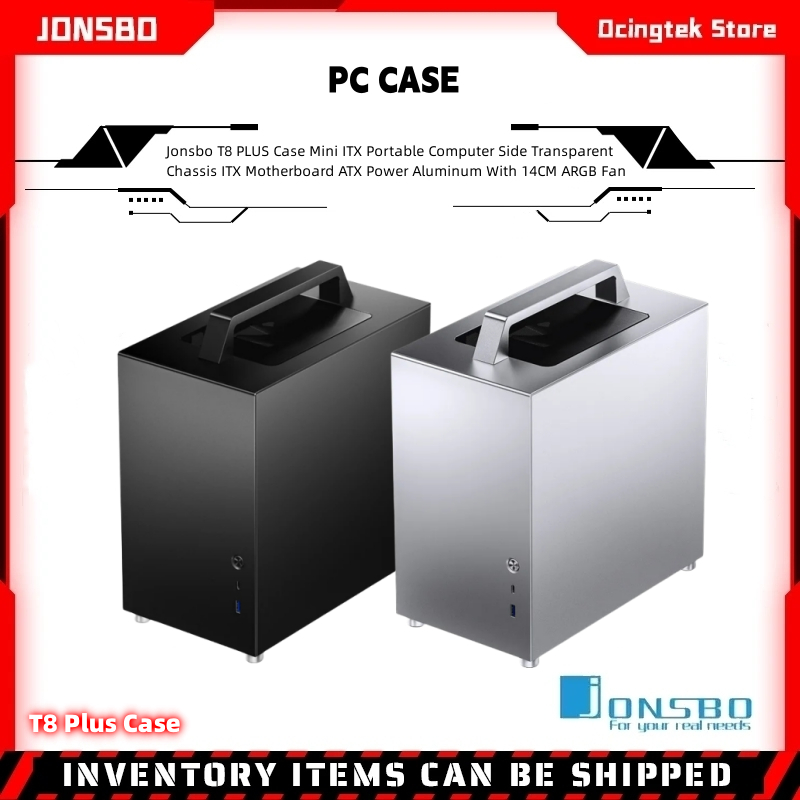 Jonsbo T Plus Case Mini Itx Portable Computer Side Transparent Chassis