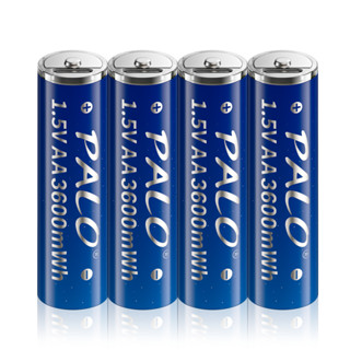 PALO USB 1 5V AA 3600 Mwh Li Ion Type C Rechargeable AA Battery Self