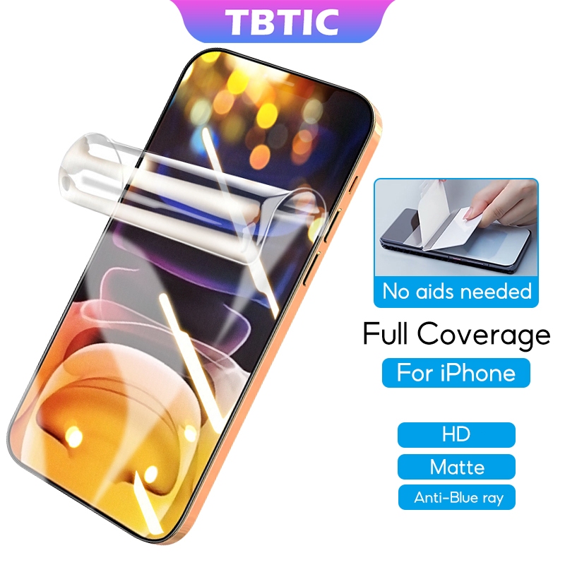 TBTIC Hydrogel Full Coverage HD Matte Anti Blue Ray Screen Film For