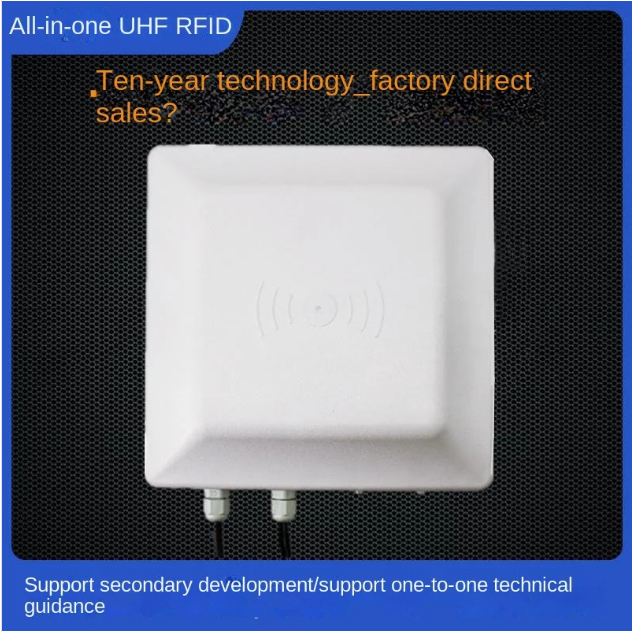 RFID Industrial Reader Modbus Connection PLC Ultra High Frequency UHF