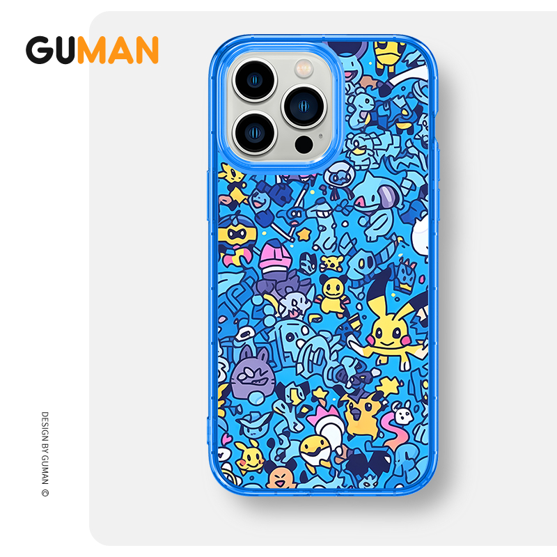 GUMAN Soft Transparent Cute Funny Aesthetic Shockproof Phone Case