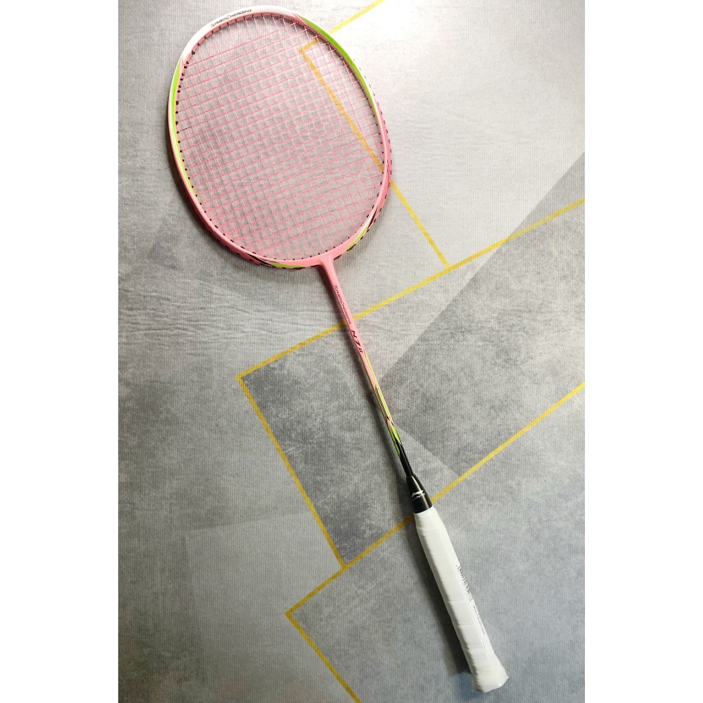 Ready Stockli Ning Badminton Racket Turbo Charging N Ii Light Pink