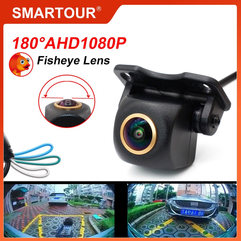 Smartour 4K AHD 1920 1080P Fisheye Lens Vehicle Car Front Rear View