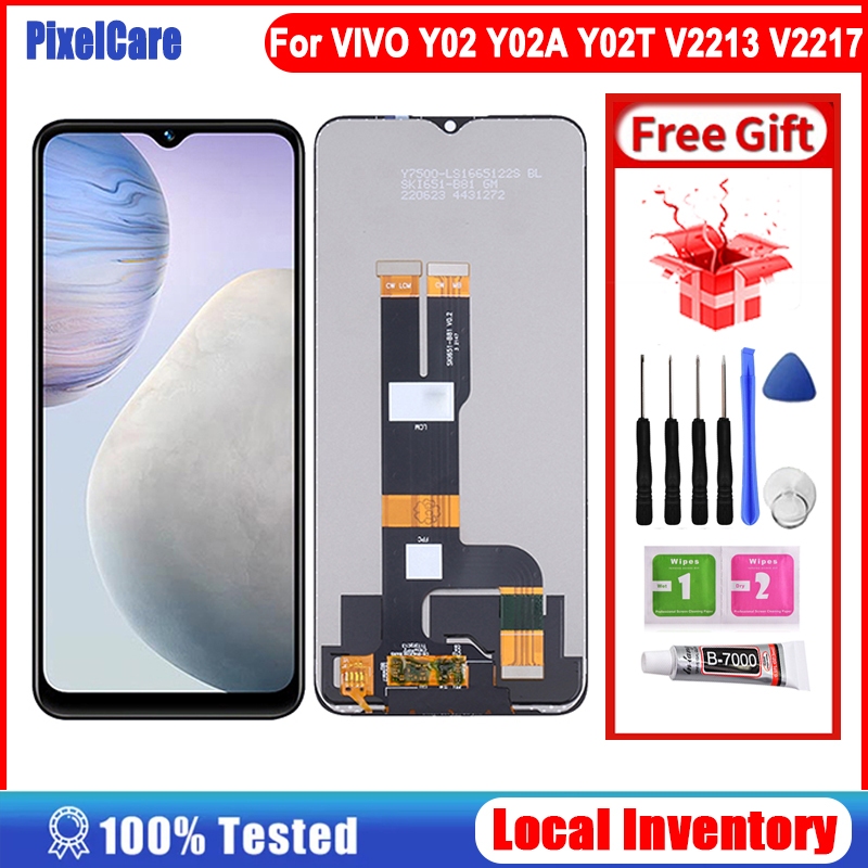 Original LCD With Frame For Vivo Y02T Y02 Y02A Y03T LCD Display