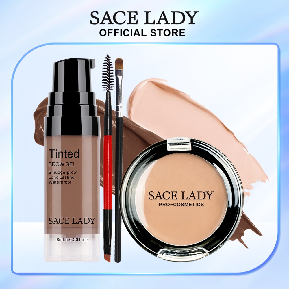 SACE LADY Eyebrow Make Up Set Waterproof Full Coverage Concealer With