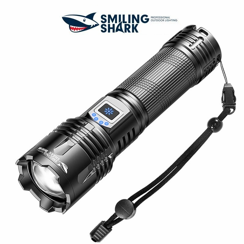 Smiling Shark Sd Rechargeable Flashlight M Lm Super Bright