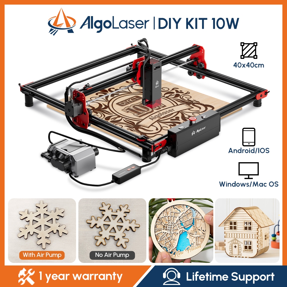 Algolaser Diy Kit Laser Engraver W Engraving Cutting Machine With L