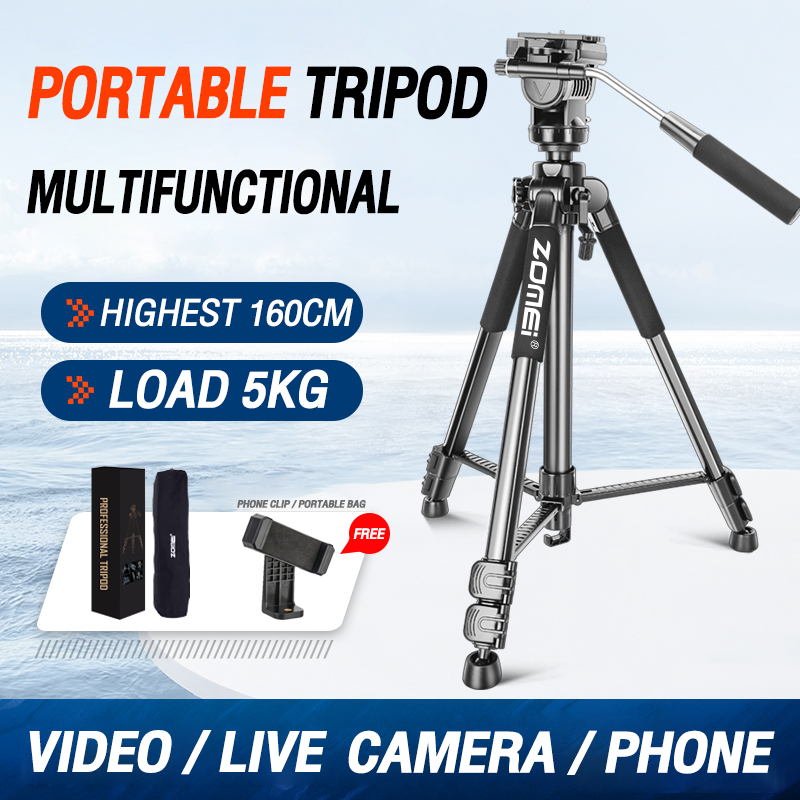 Zomei Q120 Camera Tripod Professional Aluminum Lightweight Compact