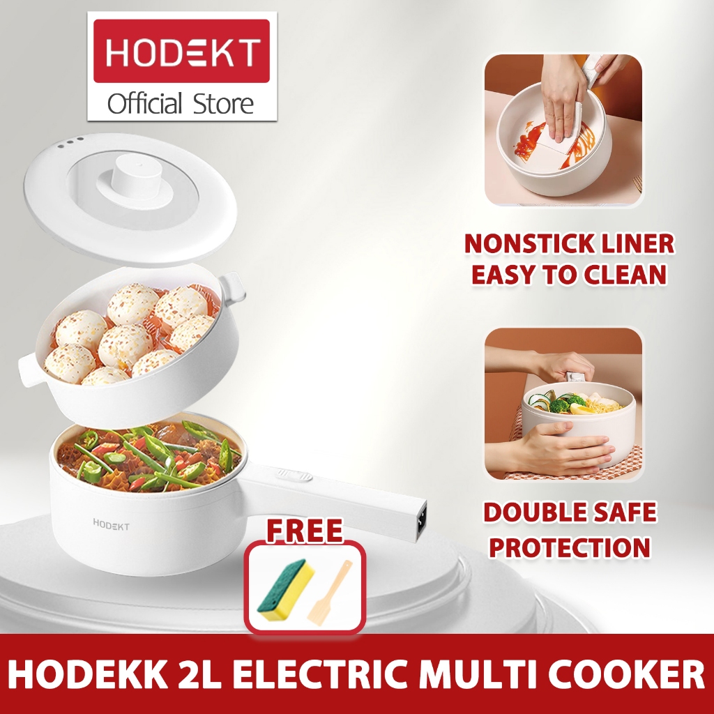 Hodekt L Multifunctional Electric Cooker With Steamer Double Layer