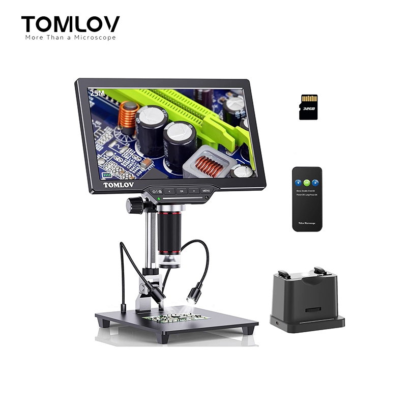 Yh Tomlov Dm Hdmi Lcd Digital Microscope Stand