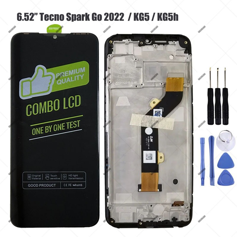 Original Tecno Spark Go 2020 2021 2022 2023 2024 BF7 BG6 LCD Display