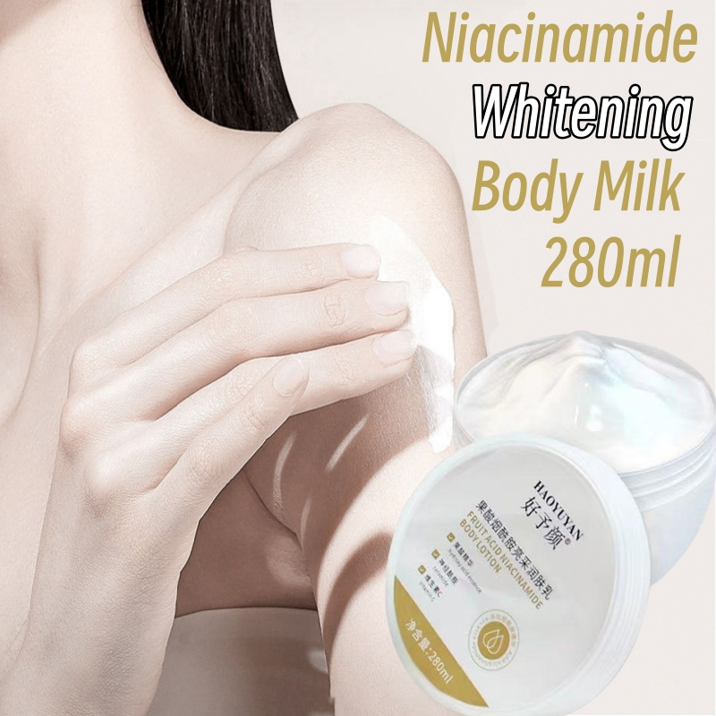 Niacinamide Whitening Body Lotion Cream Moisturizing Dark Skin Care