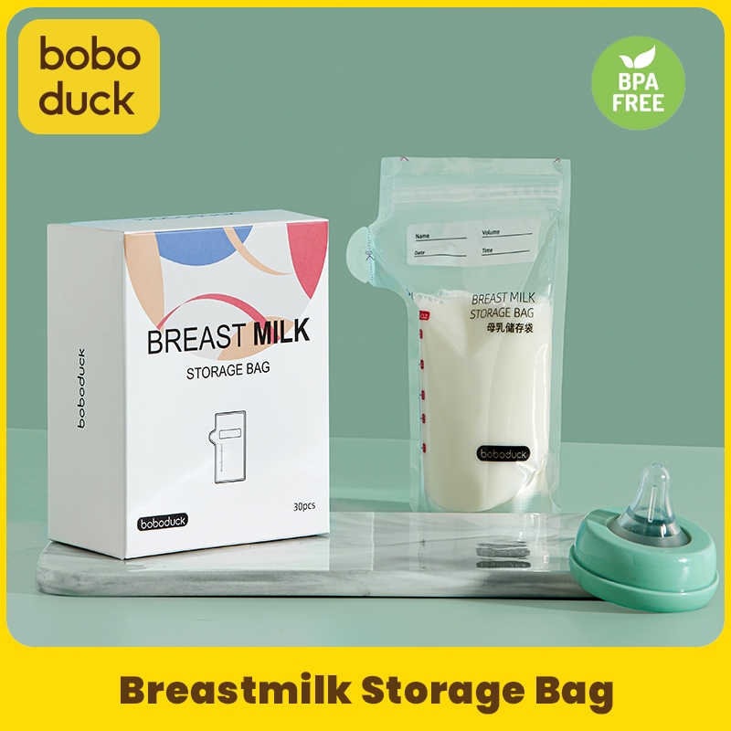 Boboduck Double Ziplock Breastmilk Storage Bags Pcs Ml F