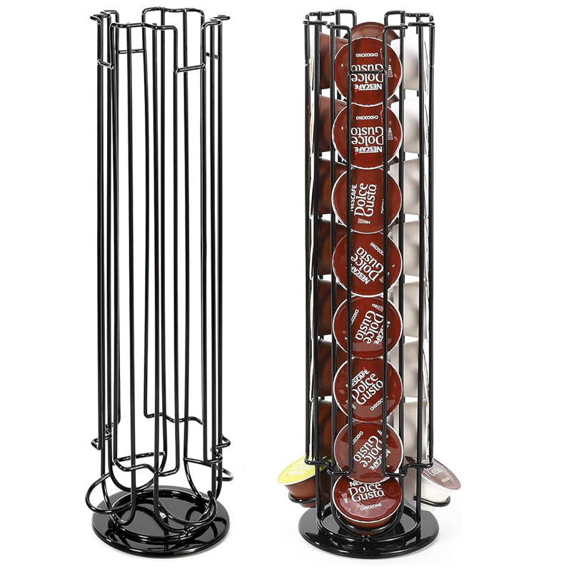 Dolce Gusto Capsule Coffee Rack Coffee Capsule Metal Display Rack 360