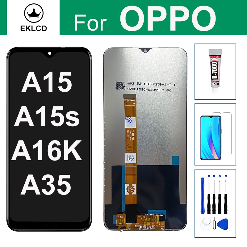 Screen For OPPO A15 A15S A16k CPH2185 A16 A16S A35 LCD Display Touch