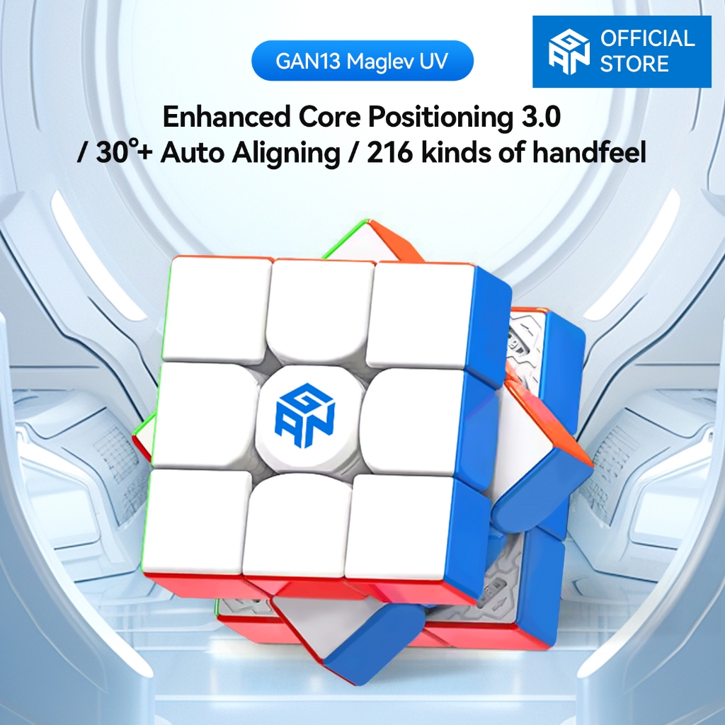 Gan Maglev Magnetic Speed Cuber X Stickerless Competition Cube