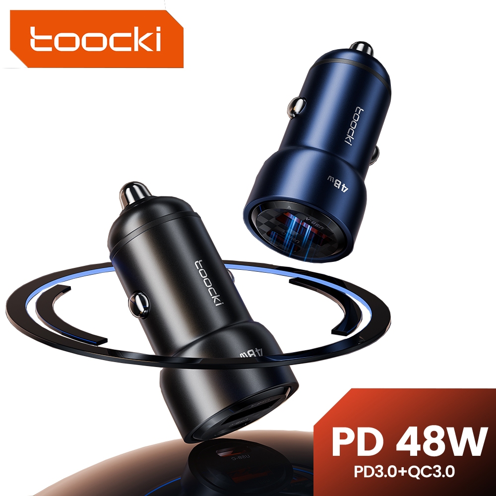 Toocki W Usb C Car Charger Qc Quick Charge Pps Pd Aluminum