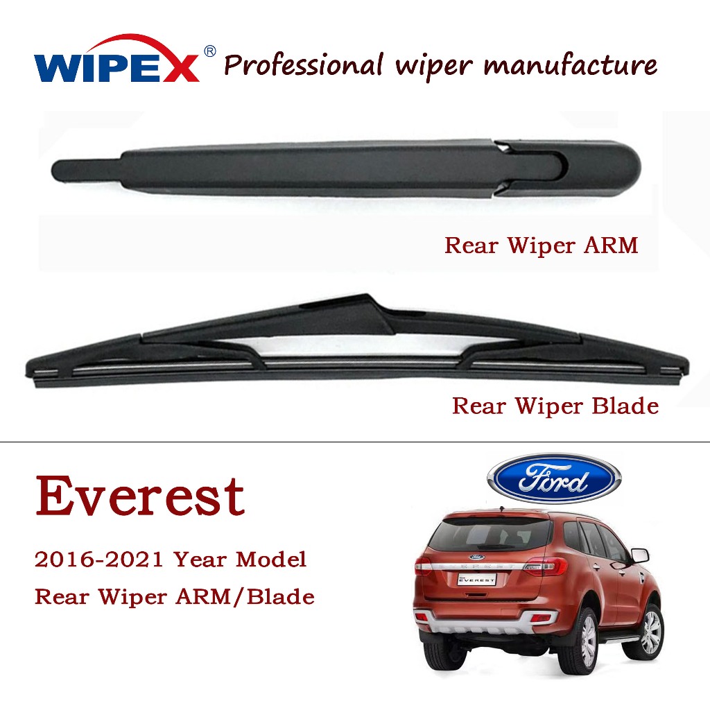 Wipex Quality Original Ford Everest Rear Wiper Assembly Set For