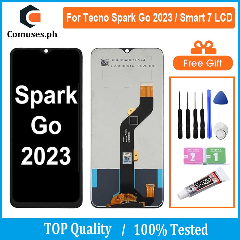 COMUSES Original LCD For Tecno Spark Go 2023 BF7n Infinix Smart 7