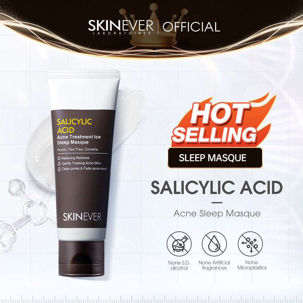 Skinever Salicylic Acid Acne Hydra Moist Sleep Mask Ice Sleep Masque