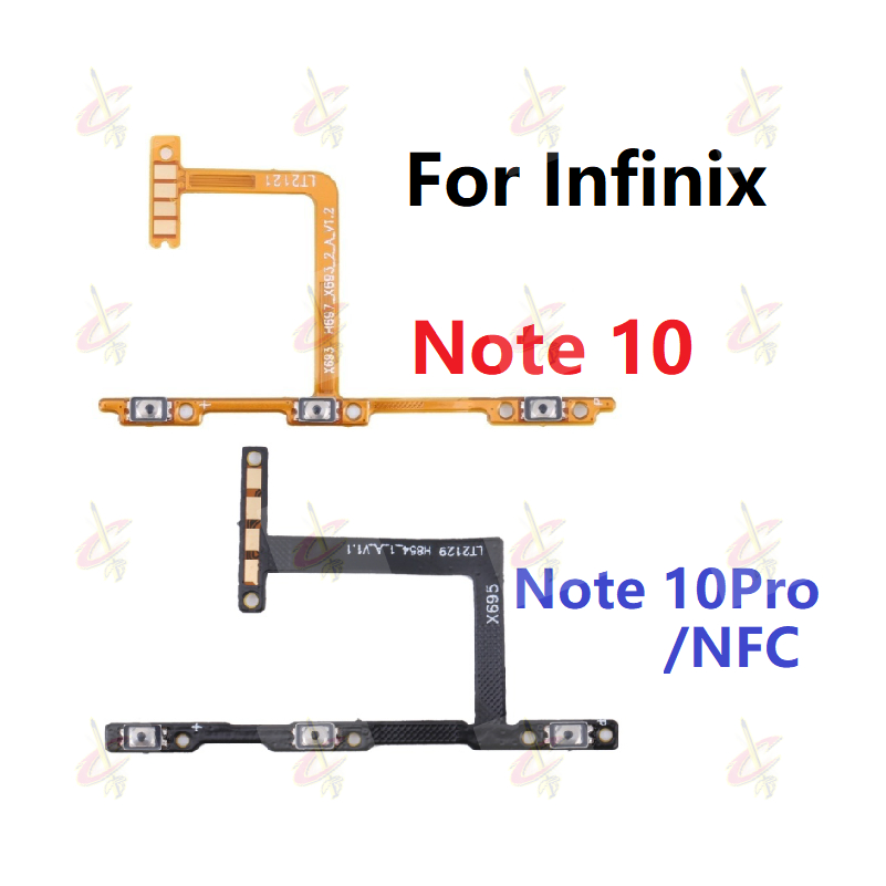 Power Switch Volume Button Flex For Infinix Note Pro Nfc X X