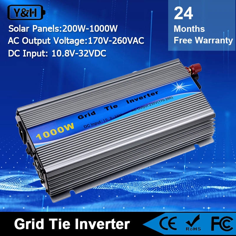 Y H W Grid Tie Inverter Stackable Mppt Pure Sine Wave Dc V V