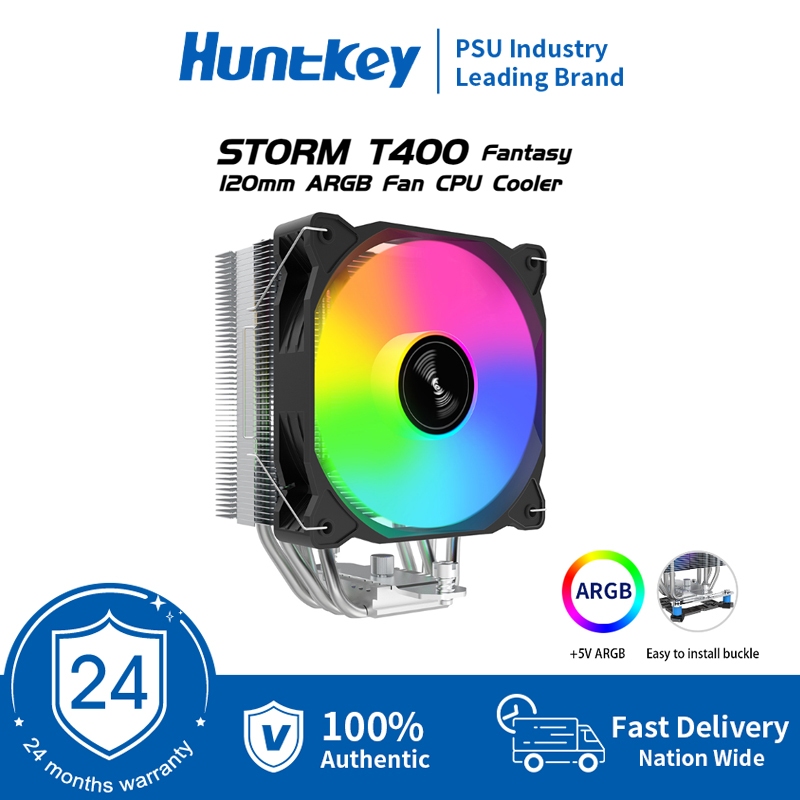 Huntkey Tower Cpu Cooler Storm T F Pc Computer Metal Heat Sink Pure