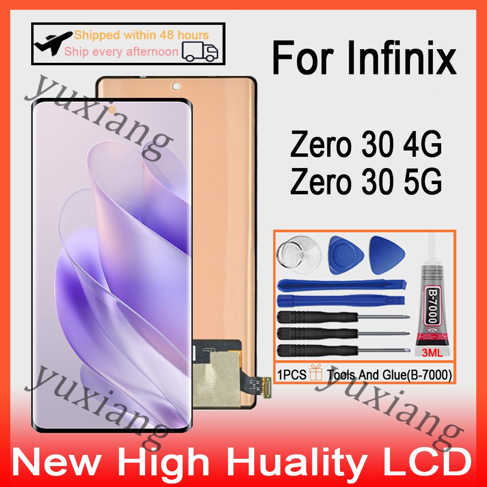 Original AMOLED Infinix Zero 30 4G X6731B Zero 30 5G X6731 LCD Touch