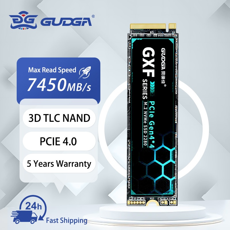 GUDGA Extreme Speed SSD M 2 NVME PCIe 4 0 512GB 1TB 2TB SSD M2 2280 SSD