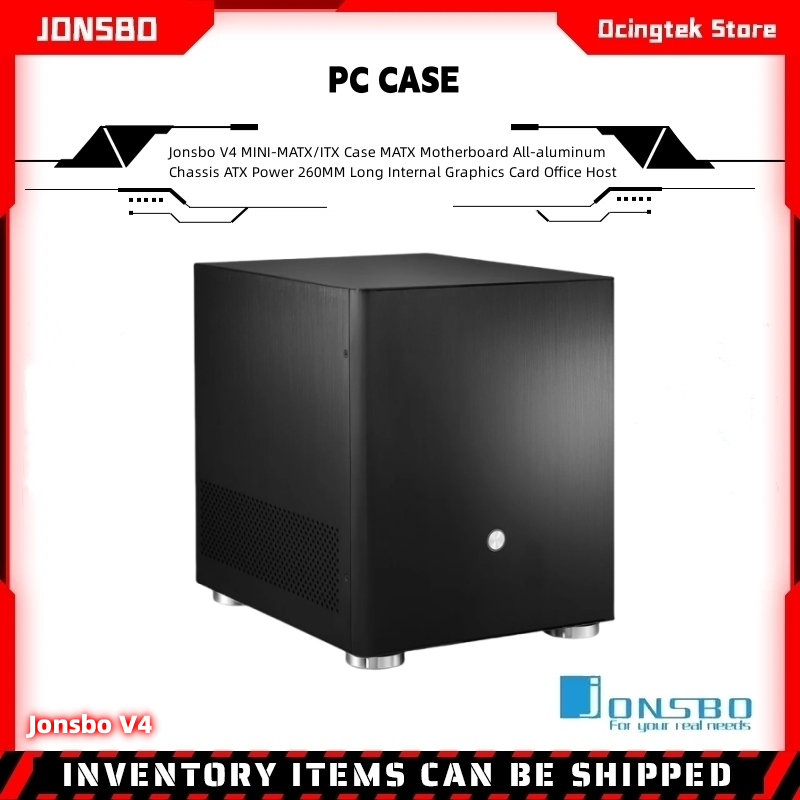 Jonsbo V Mini Matx Itx Case Matx Motherboard All Aluminum Chassis Atx