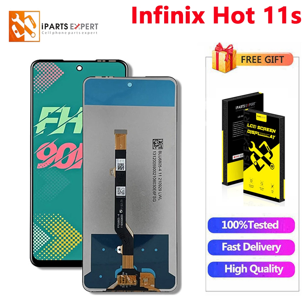 IPARTSEXPERT LCD For Infinix Hot S X LCD Display Screen Assembly Digitizer Replacement For
