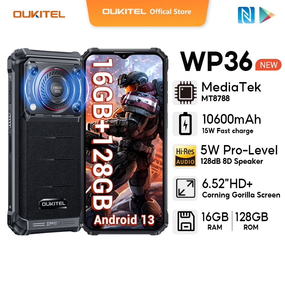 LOCAL STOCK OUKITEL WP36 16GB RAM 128GB ROM 6 52 HD Rugged