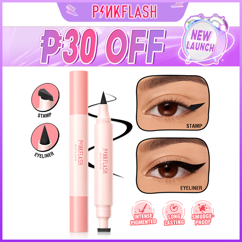 Pinkflash Waterproof Wingled Eyeliner Double Head Seal Stamp Liquid Eye