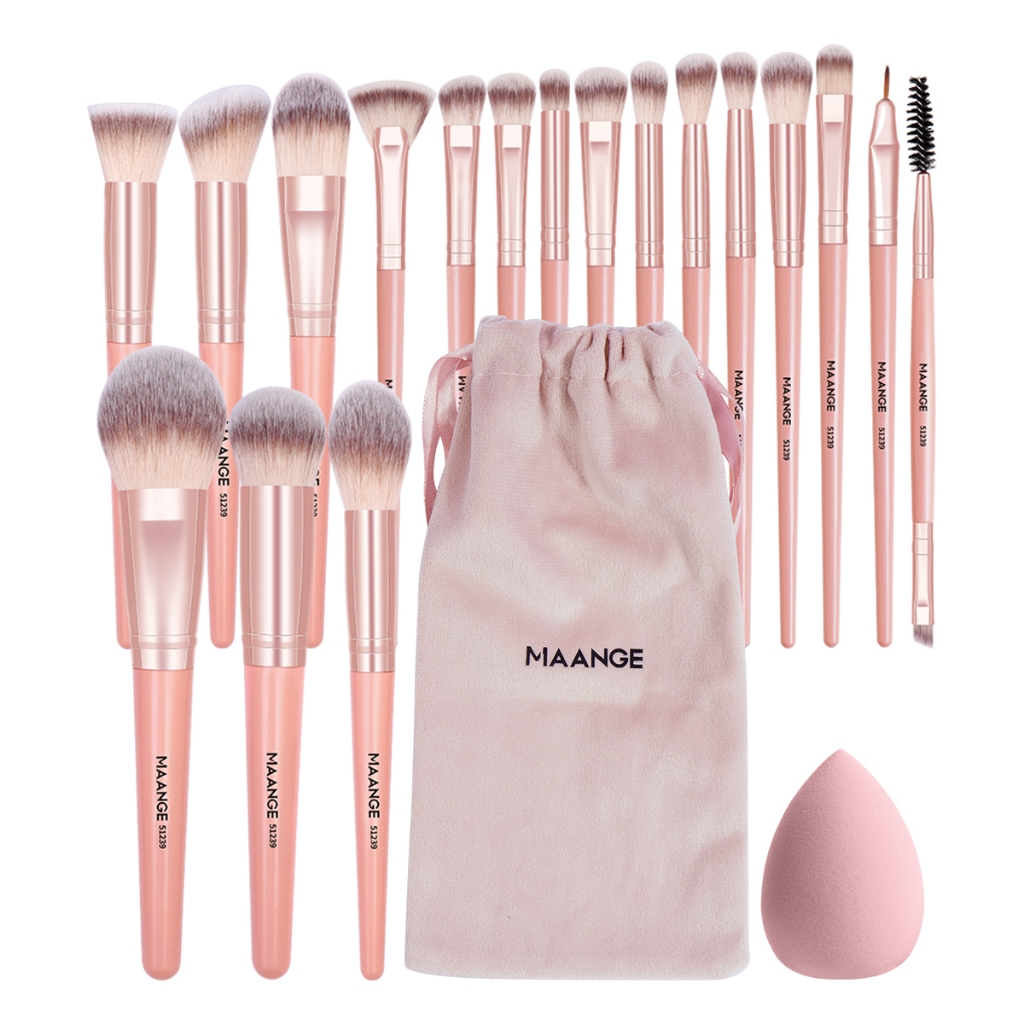 MAANGE 18 Pcs Makeup Set High Quality Professional Soft Make Up Brush