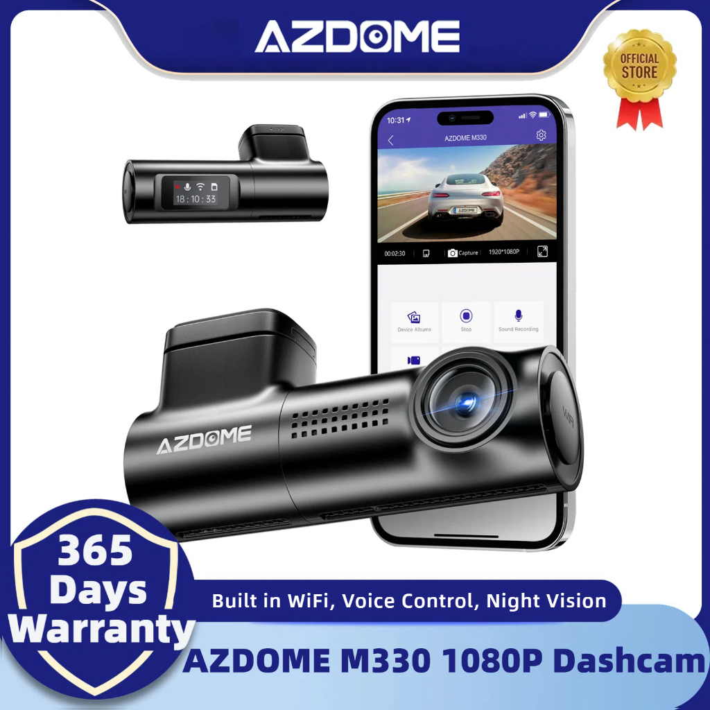 Azdome M Gen Dash Cam P Hd Car Camera With Inch Display