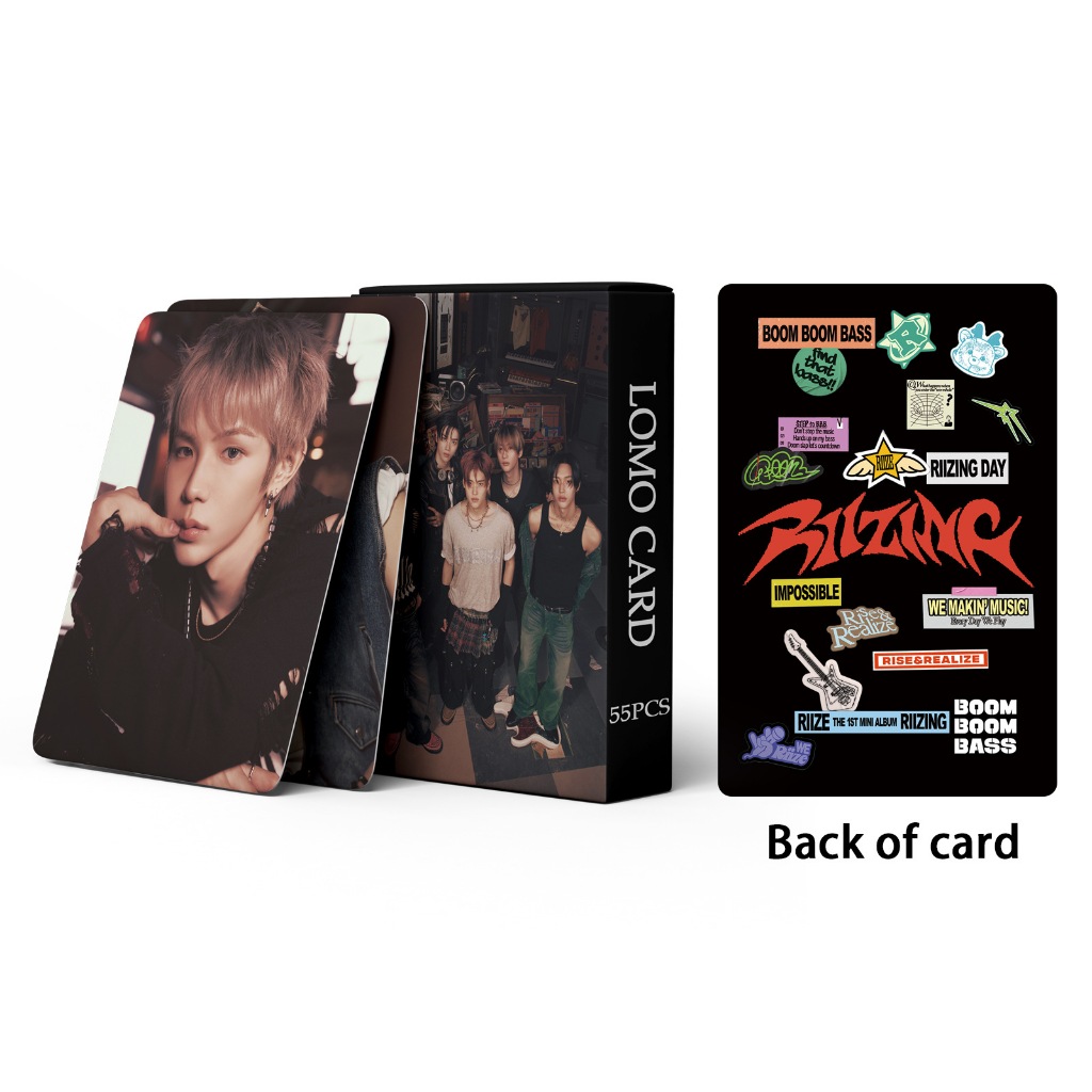 55pcs Box RIIZE Debut Album GET A GUITARS Photocards Lomo Cards SHOTARO